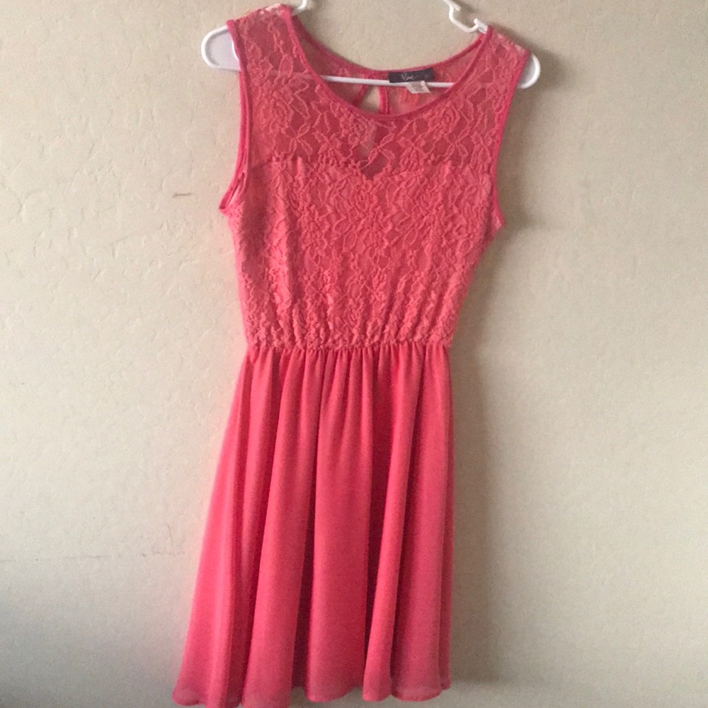 Pink/peach dress